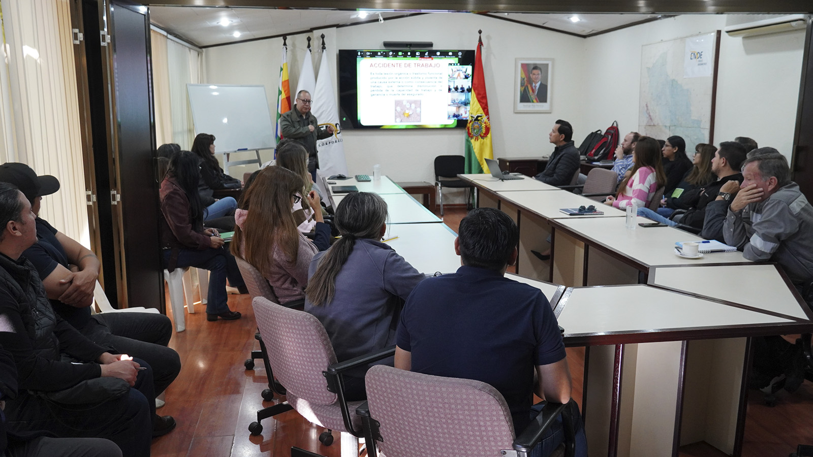 ENDE Valle Hermoso S.A. fortalece la cultura de seguridad con capacitación en accidentes de trabajo y cobertura de seguros
